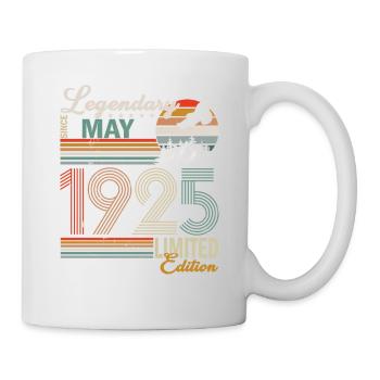 Sloth Birthday Mai 1925 Né en 1925 - Mug blanc - blanc - Droite