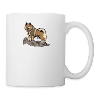 Eurasier Dog I Dog breed for dog owners - Mug - white - Right