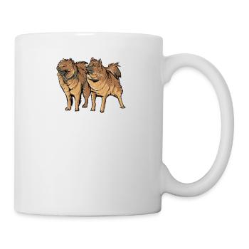 Eurasier Dog I Dog breed for dog owners - Mug - white - Right