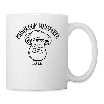 Cueilleur de champignons chasseur de champignons amateur de champignons champignons ferme - Mug blanc - blanc - Droite