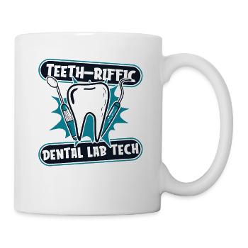 Teeth Riffic Dental Laboratory Dental Laboratory Dental Technician - Mug - white - Right