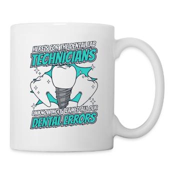 All Our Dental Errors Dental Laboratory Dental Laboratory - Mug - white - Right