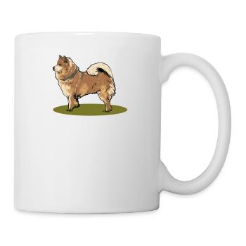 Eurasier Dog I Dog breed for dog owners - Mug - white - Right