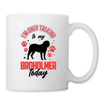 Parlez seulement au grand danois de Broholm - Mug blanc - blanc - Droite