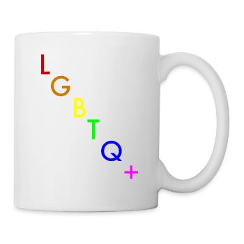 LGBTQ+ - Tasse - Weiß - Rechts