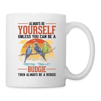 Toujours être toi-même Perruche perruche - Mug blanc - blanc - Droite