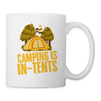 Camping Is In Tents 2 - Mug - white - Right