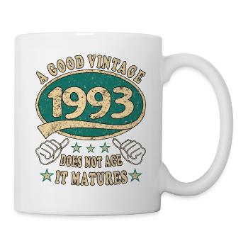 30ème anniversaire 1993 30s Bon millésime - Mug blanc - blanc - Droite