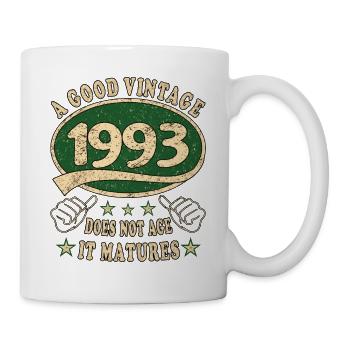 30ème anniversaire 1993 30s Bon millésime - Mug blanc - blanc - Droite