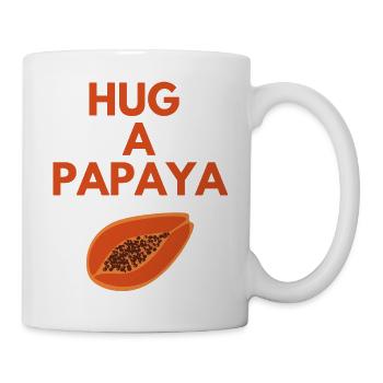 HUG A PAPAYA - Mug - white - Right