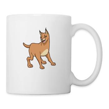 Kawaii Karakal - Tasse - Weiß - Rechts