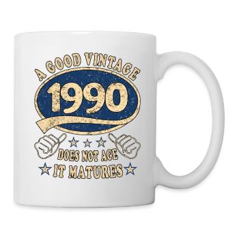 33rd Birthday 1990 33 Good vintage - Mug - white - Right