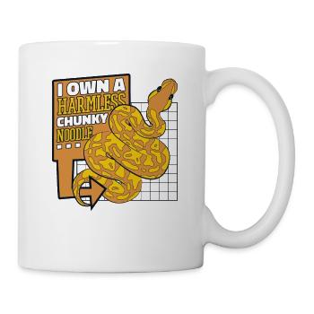 I Own A Harmless Chunky Noodle Snake Banana - Mug - white - Right