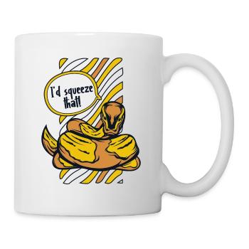 I'd Squeeze That Python Snake Banana Ball - Mug - white - Right