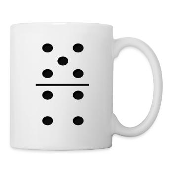 Domino Game Tile 5-4 - Drôle de costume de groupe - Mug blanc - blanc - Droite