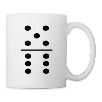 Domino Game Tile 5-6 - Drôle de costume de groupe - Mug blanc - blanc - Droite
