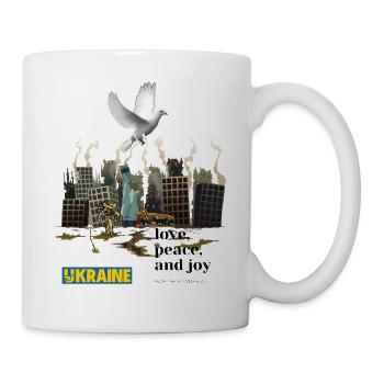 Guerre d’Ukraine - Mug blanc - blanc - Droite
