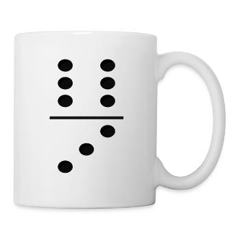 Domino Game Tile 6-3 - Funny Group Costume - Mug - white - Right