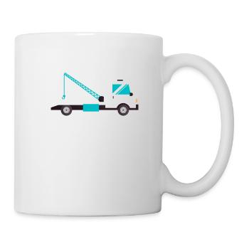 I'm A With My Own Bed Tow Truck Driver Trucking - Mug - white - Right