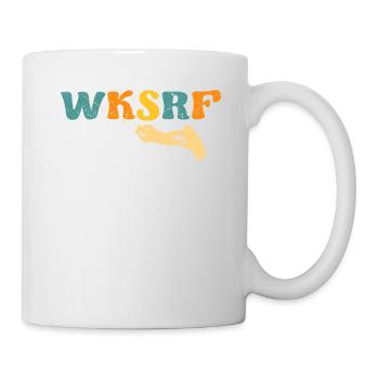 WKSRF Wakesurf Wake Surf Surfen Retro Boot Surfen - Tasse - Weiß - Rechts