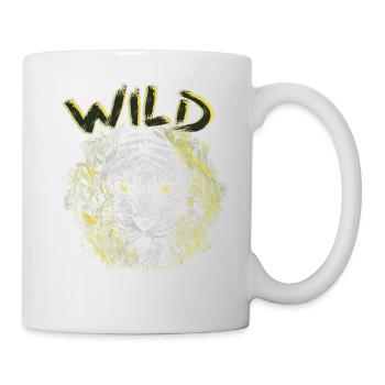 Tigre sauvage Big Cat Tête de tigre - Mug blanc - blanc - Droite