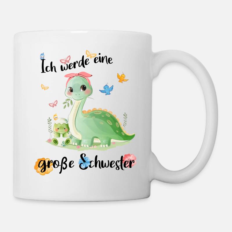 Ich Werde Eine Große Schwester 2025 - Tasse - Weiß