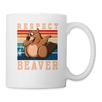 Respect Beaver - Mug - white - Right