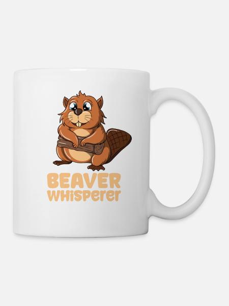 Beaver Whisperer - Tasse - Weiß