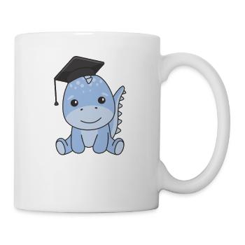 Kids Kindergarten nailed it Dino Graduation - Tasse - Weiß - Rechts
