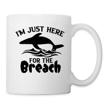 Conception d’un béluga pour les mammifères marins et les orques - Mug blanc - blanc - Droite