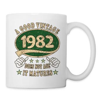 41ème anniversaire 1982 '41 Bon millésime - Mug blanc - blanc - Droite