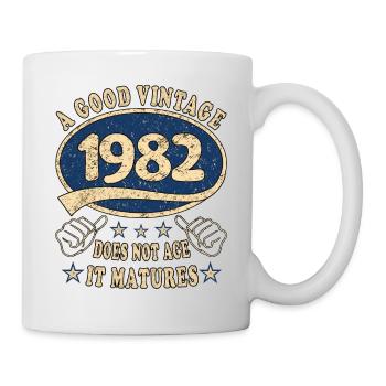 41ème anniversaire 1982 '41 Bon millésime - Mug blanc - blanc - Droite