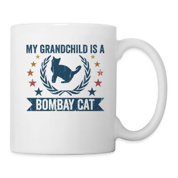 Mein Enkelkind Ist Eine Bombay -Katze - Tasse - Weiß - Rechts