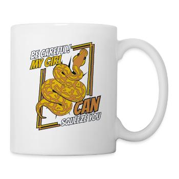 My Girl Can Squeeze You Python Snake Banana - Mug - white - Right
