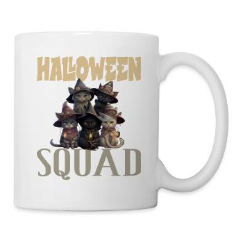 Halloween Squad Katzen Hexen - Tasse - Weiß - Rechts