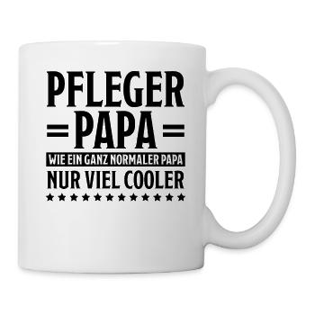 Pfleger Spruch Altenpfleger Witz Pfleger Geschenk - Tasse - Weiß - Rechts