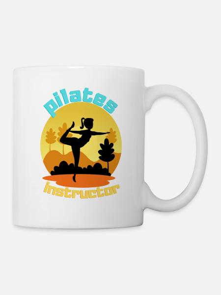Pilates-Trainerin - Tasse - Weiß