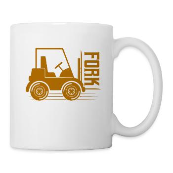 I Get Paid To Fork Around Operator Forklifter Driv - Mug - white - Right