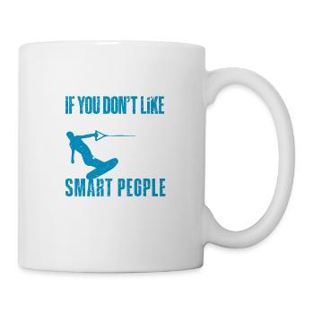 It's okay if you don't like wakeboarding - Mug - white - Right
