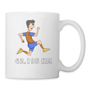 JOGGEN - Tasse - Weiß - Rechts
