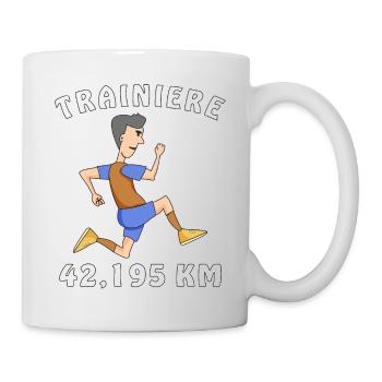 JOGGEN - Tasse - Weiß - Rechts
