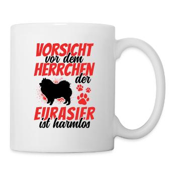 Vorsicht vor dem Eurasier Spitz Eurasian Dog - Tasse - Weiß - Rechts