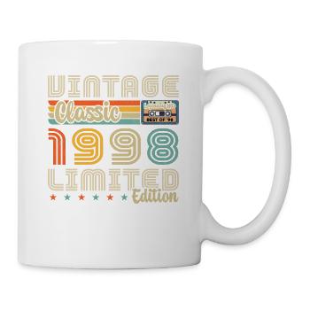 1998 Vintage Born in 1998 Birthday Gift - Mug - white - Right
