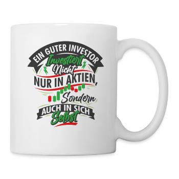 Ein guter Investor - Tasse - Weiß - Rechts