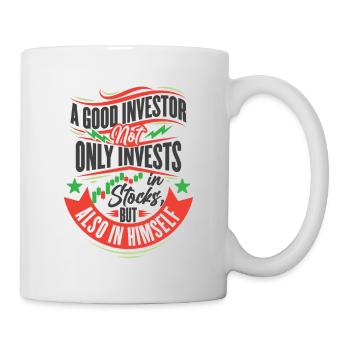 A Good Investor - Tasse - Weiß - Rechts