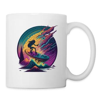 Galactic Surfer - Mug - white - Right