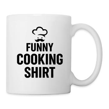 Drôle de chemise de cuisine Chef cuisinier Drôle de chef Chemise Che - Mug blanc - blanc - Droite