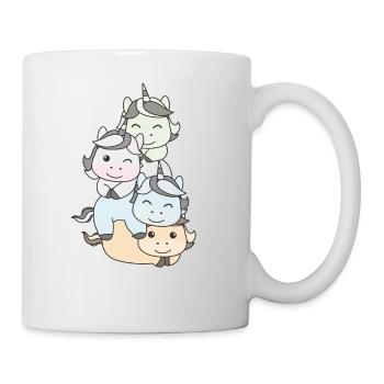 Unlabeld Flag Pride LGBTQ cute unicorn - Mug - white - Right