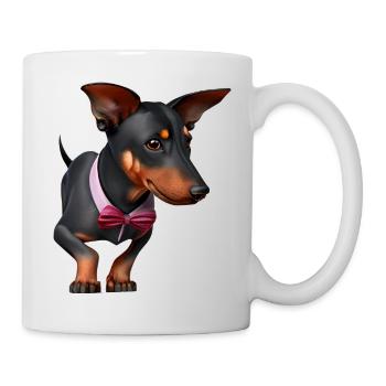 Doberman Chien Doberman Dresseur Doberman Chiot Doberman - Mug blanc - blanc - Droite