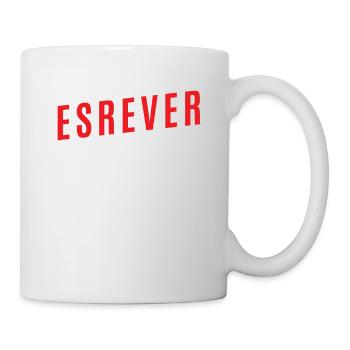 Esrever Psychologie pour les psychologues - Mug blanc - blanc - Droite